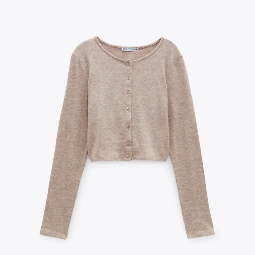 ZARA cropped cardigan